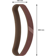 Bosch - Schleifpapier/Schleifvlies PRO X440 Schleifband, 100 2608607199 (VE10) x 690 mm G40 10-tlg