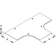 Niedax - Deckel T-Stück für Kabeltragsystem Deckel für T-Stück RTSCDV 200 S Breite 205,5mm