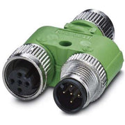 Phoenix Contact - Sensor-Aktor-Adapter Y-Verteiler SAC-5P-M12YF#1526253 − 5 Stück