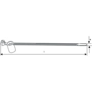 HellermannTyton - Kabelbinder Befestigungsbinder T50SSBS50TE HS sw 160x4,6 − 500 Stück