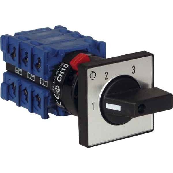 Kraus&amp;Naimer - Lastschalter Stufenschalter CH10 A250-600 FT2 ohne 0-Stellung,2pol  − 1 Stück
