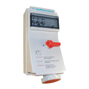 Walther Werke - CEE-Steckdose abschaltbar, abgesichert (IEC 60309) Wasserdichte Wandsteckdose AL139406SN 32A 4P 6h