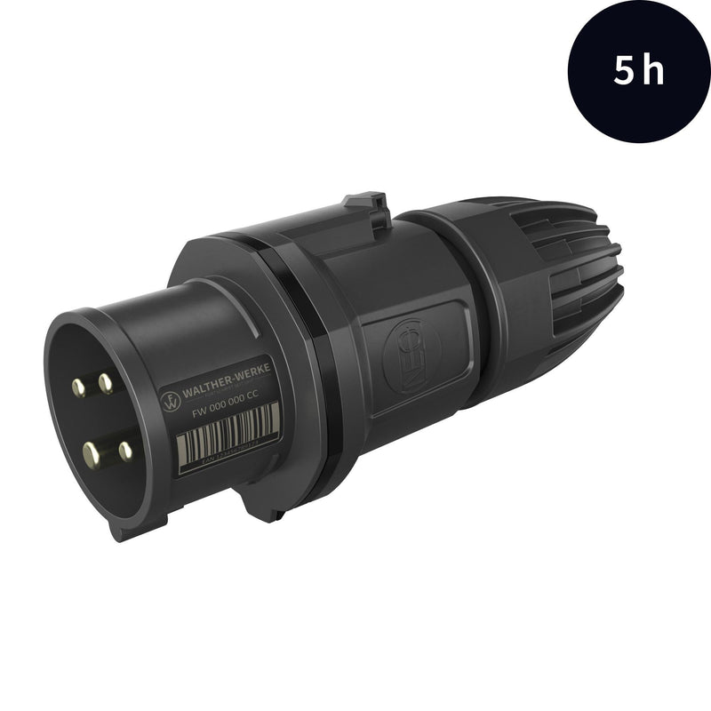 Walther Werke - CEE-Stecker (IEC 60309) CEE NEO Stecker FW211405CC Classic 16A 4P 5h − 10 Stück