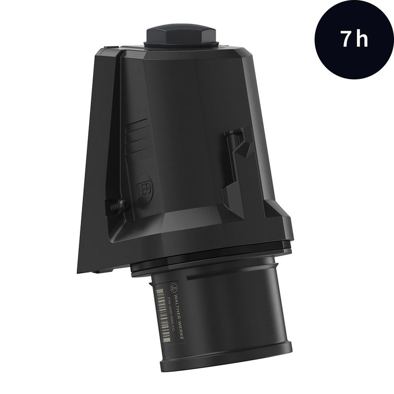 Walther Werke - CEE-Gerätestecker (IEC 60309) CEE NEO Wandgerätestecker FW730507CC schräg 32A 5P 7h