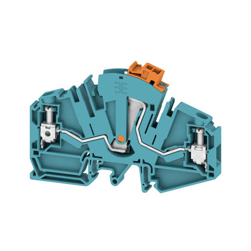 Weidmüller - Trenn- und Messtrenn-Reihenklemme Klemme WTTB 6 BL Schraubanschl.,6mm² − 50 Stück