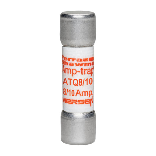Mersen - Zylindrische Sicherung Sicherungseinsatz Midget ATQ8/10 ATQ 10x38 0,8A T − 10 Stück