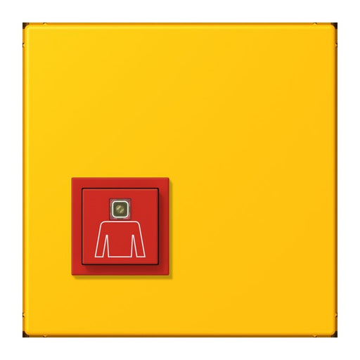 Jung - Behindertenelement für Installationsschalterprogramme Notrufsystem Ruftaster NRS LC 0834 RT 263 le jaune vif