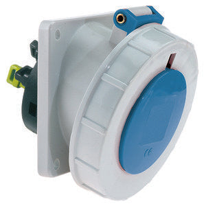 Bals Elektrotech - CEE-Anbausteckdose (IEC 60309) Anbausteckdose geneigt 32A 12924 3p 230V 6h IP67