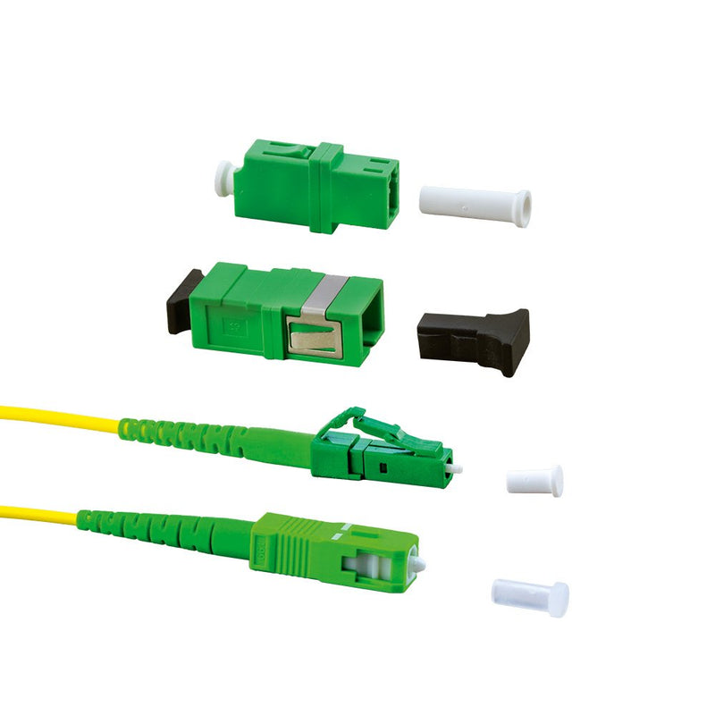 E+P Elektrik - Moduleinsatz für Patchpanel LWL LC/SC Glasfaser-Adapterset GF-SET 1 GFS 3/02+GFA 2+GFA 1