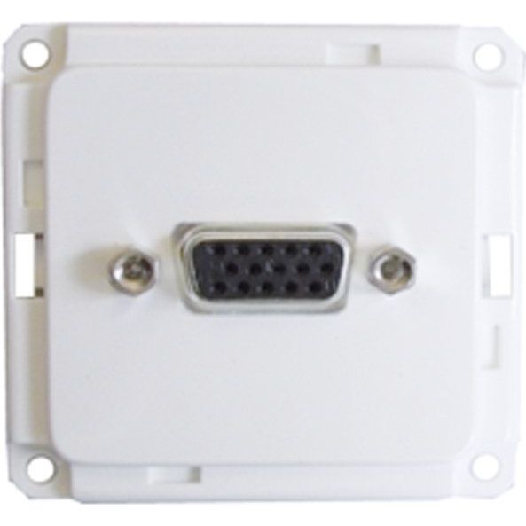Peha - Einsatz/Abdeckung für Kommunikationstechnik Abdeckung VGA-Anschluss D 1728.02 reinweiss