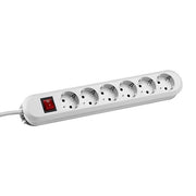 Bachmann - Mehrfachsteckdose Tischsteckdose 6f. 381.252K 5,00m ws