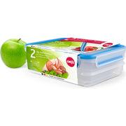 Emsa - Zubehör/Ersatzteile für Kleingeräte Aufschnittbox-Set CLIP CLOSE 2x0,6l 2teilig