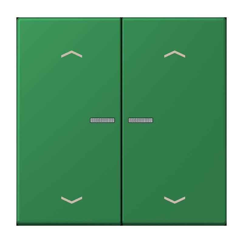 Jung - Bedienelement intelligent Taster mit Pfeilsymbolen BT LC 17102 P 219 vert fonce
