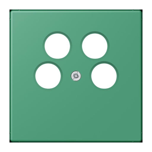 Jung - Einsatz/Abdeckung für Kommunikationstechnik Abdeckung für SAT-TV LC 990-4 SAT2 250 vert 59 (4320G)