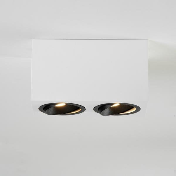 Brumberg Leuchten - Downlight/Strahler/Flutlicht Anbaumodul rechteckig 45125550 2-fach