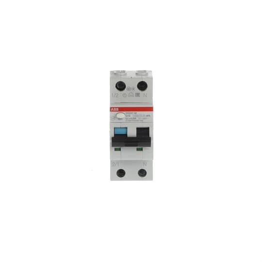 ABB Stotz S&J - Kombination FI-Schalter/Leitungsschutzschalter FI/LS-Schalter DS201MA-C16/0,03AP-R 10kA, 1p+N