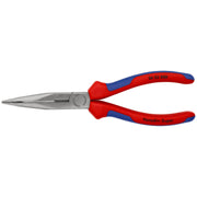 Knipex - Flachzange Flachrundzange 26 22 200 SB mit Schneide, 200mm