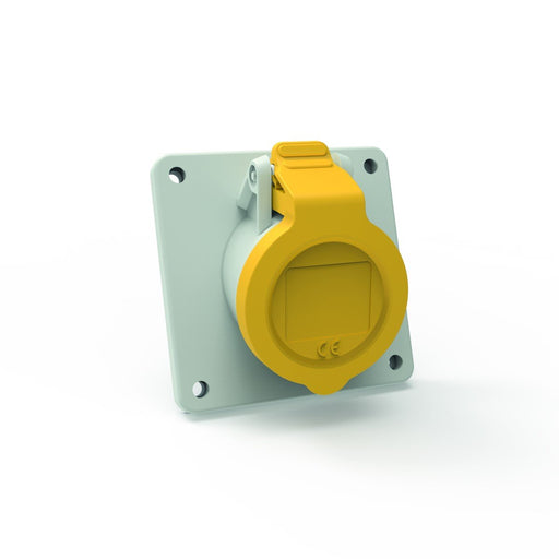 Bals Elektrotech - CEE-Anbausteckdose (IEC 60309) Anbausteckdose 127481 16A 3p 110V 4h IP54 − 10 Stück