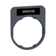 Schneider Electric - Bezeichnungsschild für Befehlsgeräte Schildträger 40x50mm ZBYF2103C0 MARCHE Flush 30mm