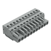 WAGO - Kabelsteckverbinder für Leiterplattensteckverbinder 1-Leiter-Federleiste 231-111/026-000 CAGECLAMP,2,5 mm²,gr − 25 Stück