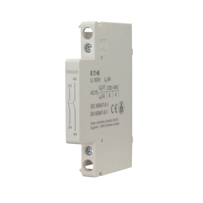 Eaton - Zusatzeinrichtung für Reiheneinbaugeräte Hilfschalter, 6A, 2S CRA620