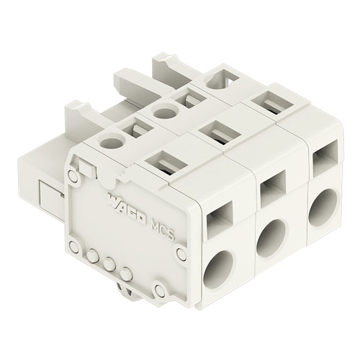 WAGO - Kabelsteckverbinder für Leiterplattensteckverbinder 1-Leiter-Federleiste 721-203/008-000 CAGECLAMP 2,5mm²,lgr − 100 Stück
