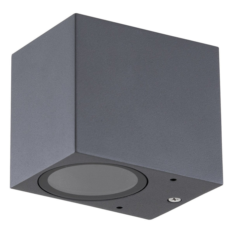 EVN Lichttechnik - Decken-/Wandleuchte Wandanbauleuchte 1flg.anth 637115 IP44 GU10 220-240V