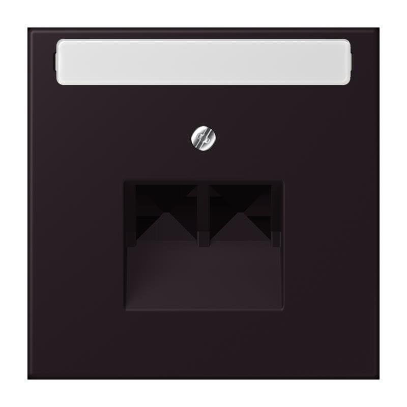 Jung - Einsatz/Abdeckung für Kommunikationstechnik Abdeckung für IAE/UAE LC 969-2 NAUA 248 noir divoire (4320E)