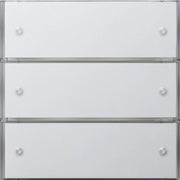 Gira - Bussystem-Tastsensor KNX Tastsensor 3 Komfort 2033112 3-fach, rws