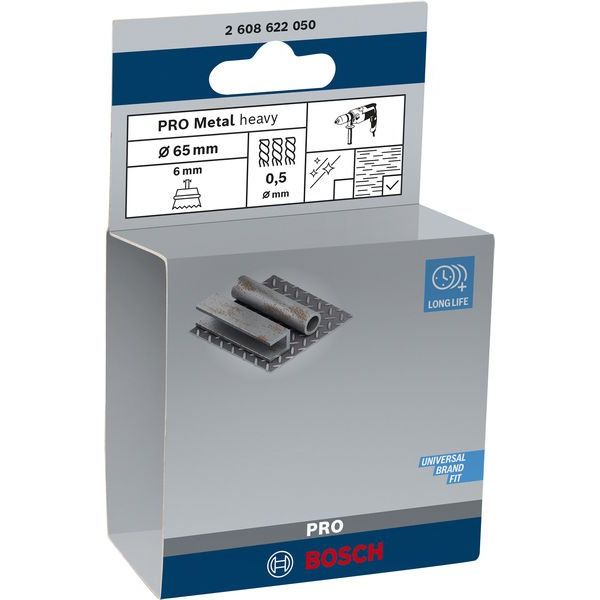Bosch - Rotierende Drahtbürste PRO Metal heavy 2608622050 Topfbürste gerader
