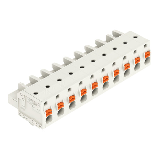 WAGO - Kabelsteckverbinder für Leiterplattensteckverbinder 1-Leiter-Federleiste 2721-210/008-000 Push-inCAGECLAMP,lgr − 25 Stück