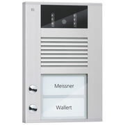 TCS Tür Control - Türstation für Türkommunikation Video color Außenstation AVD14023-0010 2Tast 1reih.AP si
