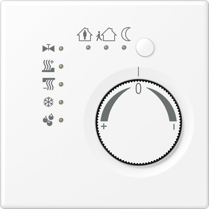 Jung - Bussystem-Raumtemperaturregler KNX-Stetigregler LS 2178 TS WWM schneeweiß matt