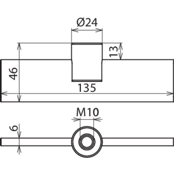 DEHN - Anschlusselement für EuK-Vorrichtung Kontaktmesser KM AB M10 SN7280 f. Erdungspatrone