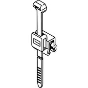 HellermannTyton - Kabelbinder Befestigungsbinder T50ROSEC5A-PA66W-BK − 100 Stück