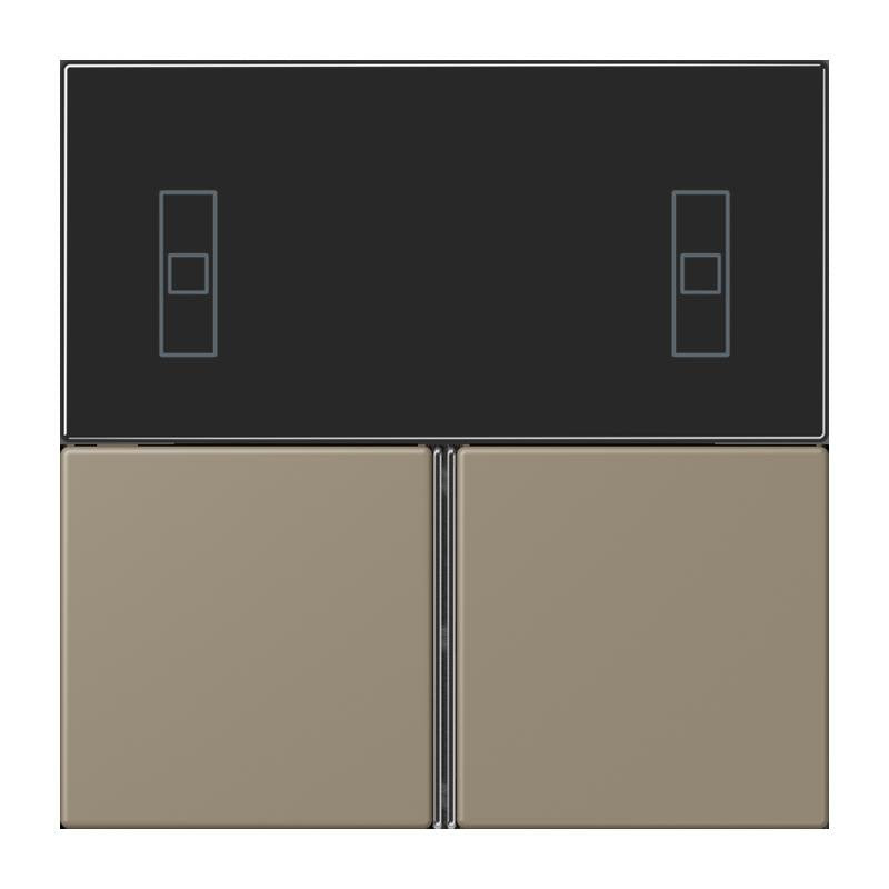 Jung - Abdeckung/Bedienelement für Installationsschalterprogramme Tastensatz 3fach LC 4093 TSA 242
