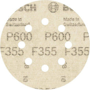 Bosch - Schleifpapier/Schleifvlies PRO F355 Schleifblatt, 125 2608605122 mm, G600, 5-tlg
