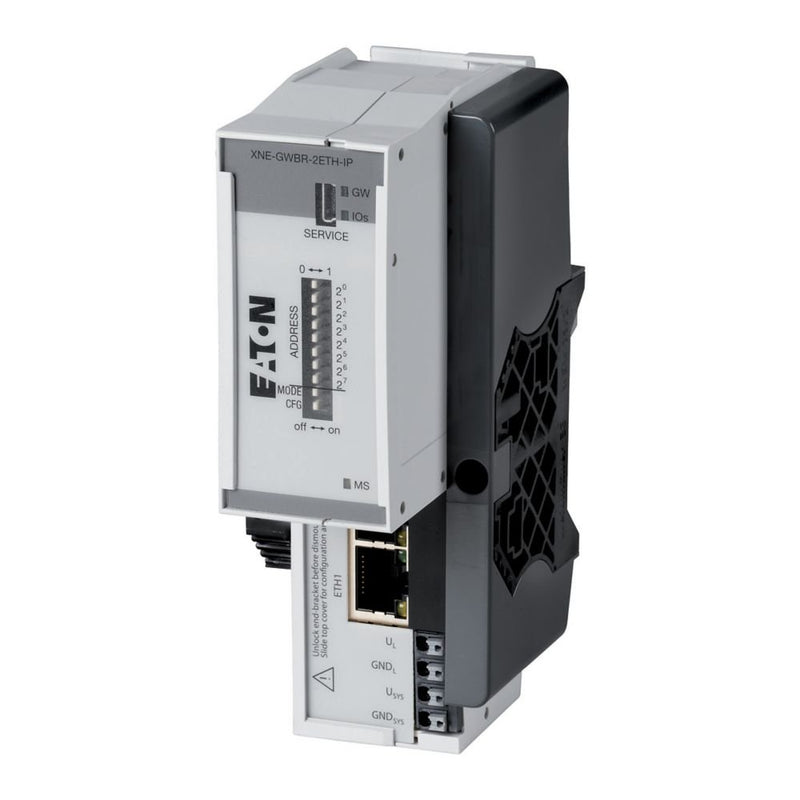 Eaton - Feldbus, Dez. Peripherie - Kommunikations-Modul ECO-Gateway XI/ON XNE-GWBR-2ETH-IP Bussystem:EtherNet