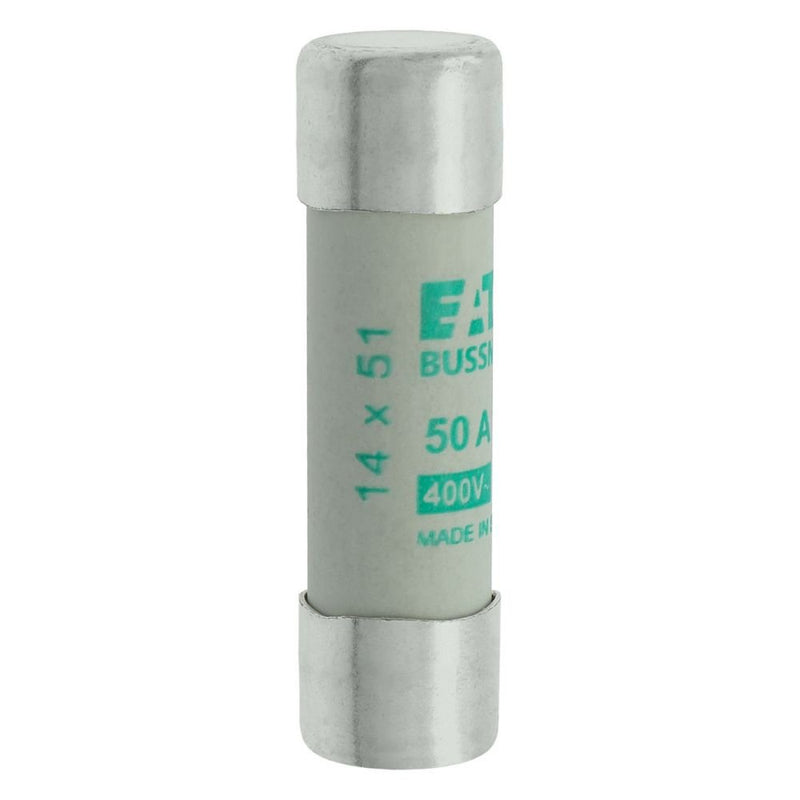 Eaton - Zylindrische Sicherung Sicherungseinsatz Nieders. CYLINDRICA#C14M50 50A AC 400V 120kA − 10 Stück