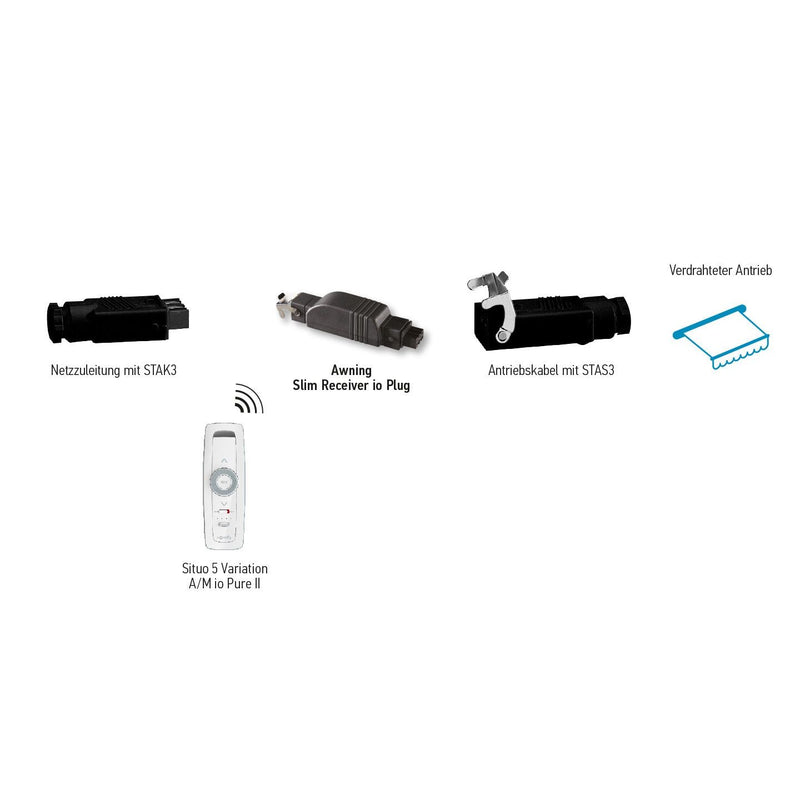 Somfy - Funkempfänger Pergola Slim Receiver 1811584 io Plug