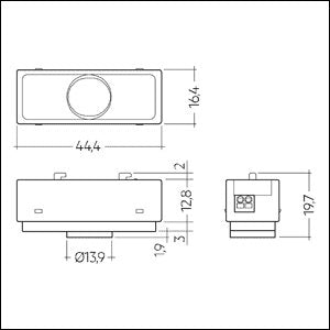 Zumtobel Group - Lichtregelsystemkomponente Sensor MSensor G3 #28002384