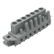 WAGO - Leiterplattensteckverbinder THT-Federleiste gerade 232-137/031-000 Rastermaß 5mm,grau − 50 Stück
