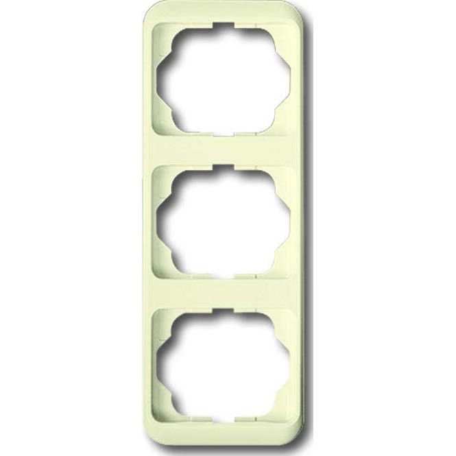 Busch-Jaeger - Abdeckrahmen Rahmen 3-fach 1733-22G elf/ws, senkr. alpha  − 1 Stück
