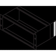 Schroff - Komponente für den Ausbau (Schaltschrank) Eckprofile f. EMC Endstück 24561198 (VE2) für Gehäuse 3HE