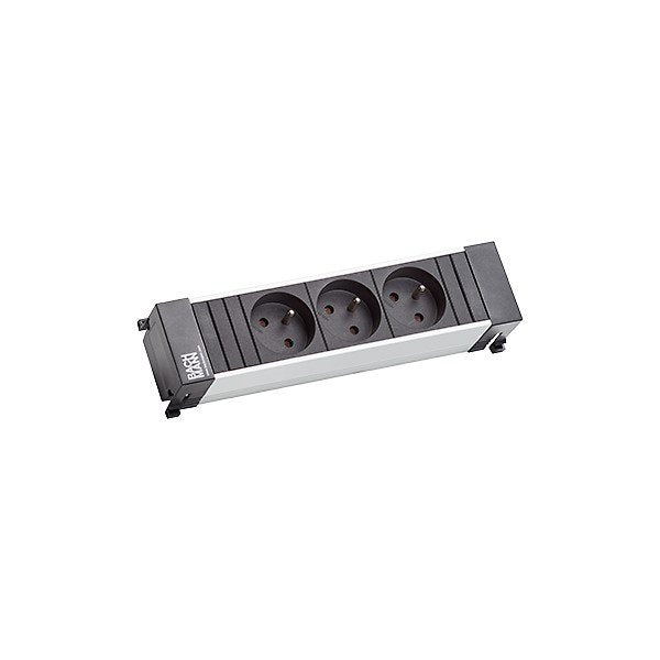 Bachmann - Mehrfachsteckdose Einbausteckdose 916.111 3xUTE sw Strom