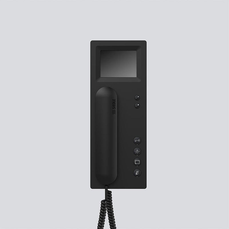 Siedle&Söhne - Innenstation für Türkommunikation Bus-Telefon Standard BTSV 850-03 S schwarz,m.Farbmonit