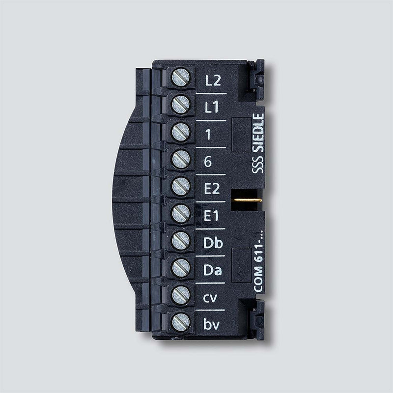 Siedle&Söhne - Zubehör/Ersatzteile für Türkommunikation Klemmblock COM 611 Schwarz