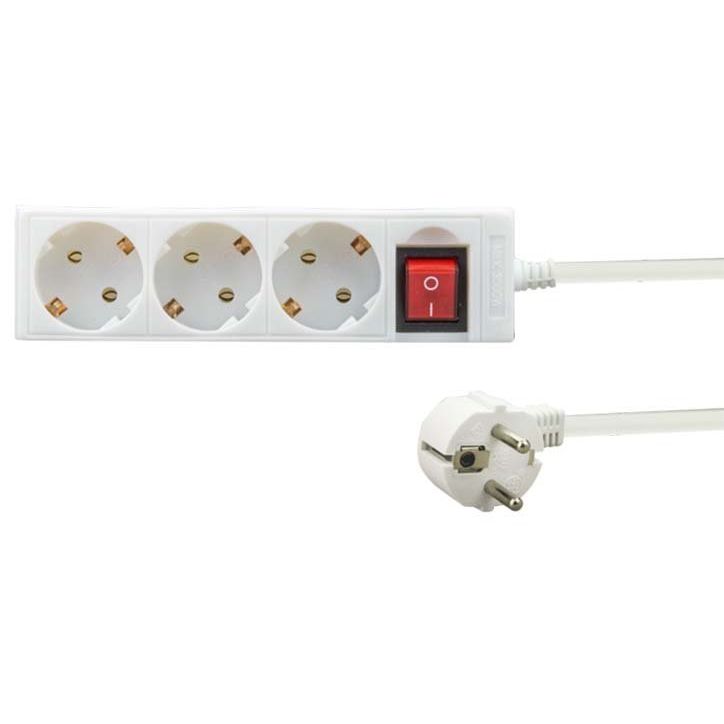 E+P Elektrik - Mehrfachsteckdose E 47 3-fach,ws