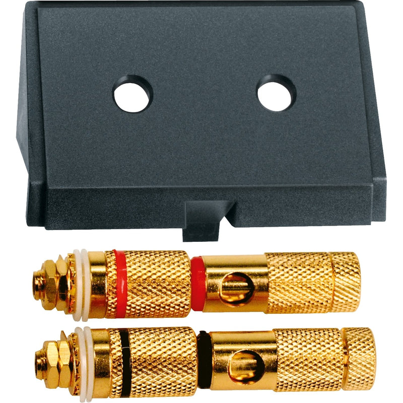 Merten - Einsatz/Abdeckung für Kommunikationstechnik Einschub sw 464387 mit Lautsp.Verbind
