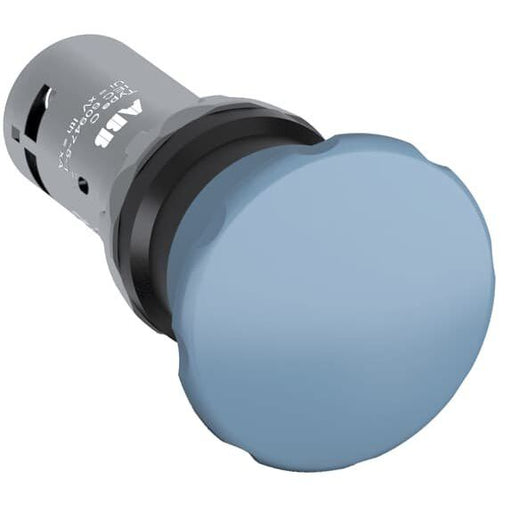 ABB Stotz S&J - Drucktaster, Komplettgerät Pilztaste CPM3-10L-11 tastend blau 1S+1OE